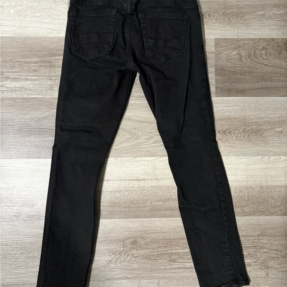 Men’s Pacsun Black Distressed Skinny Jeans - Picture 6 of 7